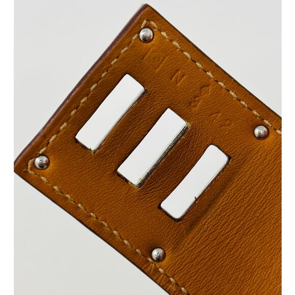 Hermes Kelly Dog Wrap Bracelet Brown Leather - Picture 6 of 8